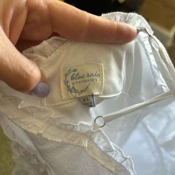 White Ruffle Dress - Picture 6 of 6